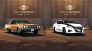 A promotional image of two discounts vehicles at Vinewood Car Club as part of new GTA Plus benefits this month (Image via Rockstar Games)